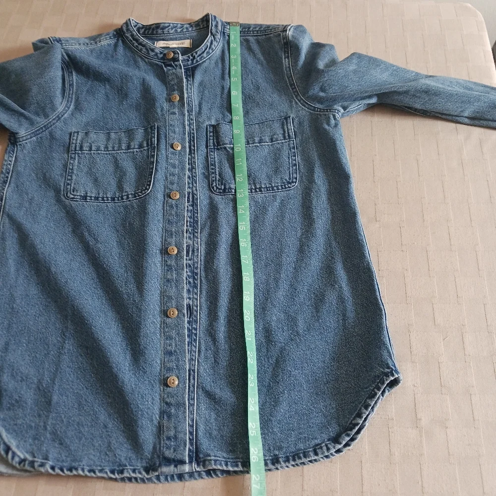 Madewell Demi Banded Collar Shirt Jacket - Picture 10 of 12